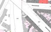 Flurkarte Hüttenstraße - -I| WOHNUNGSBAU || Grundstück in zentraler Lage || CITY-BAULAND |I-