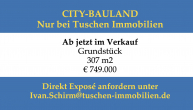 Projekt City-Bauland - -I| WOHNUNGSBAU-PROJEKT || Zentrales 307m2 Grundstück || CITY-BAULAND |I-