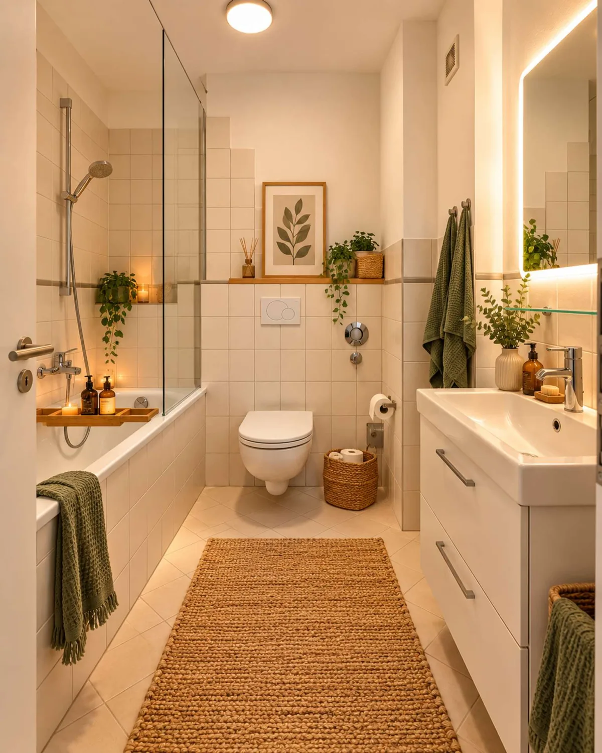 Badezimmer gestaged