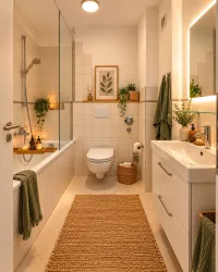 Badezimmer gestaged