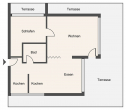 Grundriss 7.OG - ***NETTE MIETER GESUCHT – TOLLE 2 ZIMMER WOHNUNG MIT GROßER DACHTERRASSE***