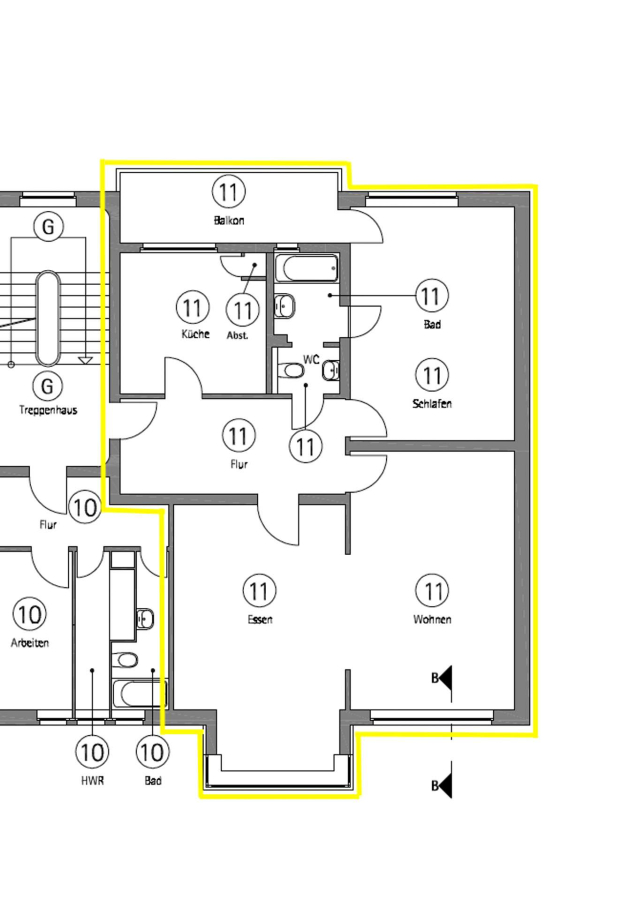 Grundriss 3. OG rechts