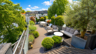 Terasse - -I| JETZT VORMERKEN || Exklusives Dachgeschoss-Maisonette mit großer Dachterrasse || ZOO SKY |I-