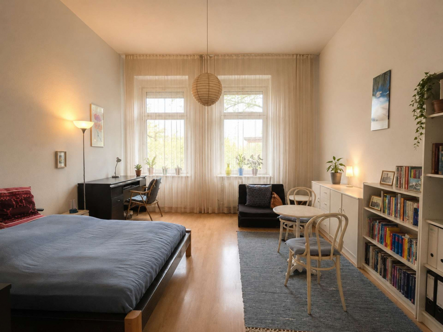 Wohn- Schlafzimmer