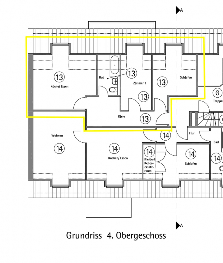 Grundriss WE13