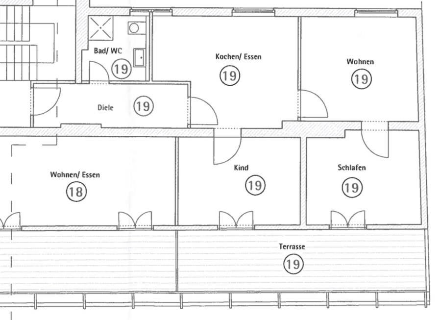 Grundriss WE19