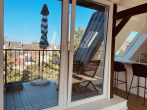 Balkon - Über 5 % Rendite – modernes Dachgeschoss mit Loft-Charakter in Pempelfort