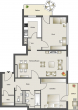 Grundriss - -I| TOP-ANGEBOT || Toll aufgeteilte 3-Zi-Whg im Zooviertel || DÜSSELTALER SONNENSEITE |I-