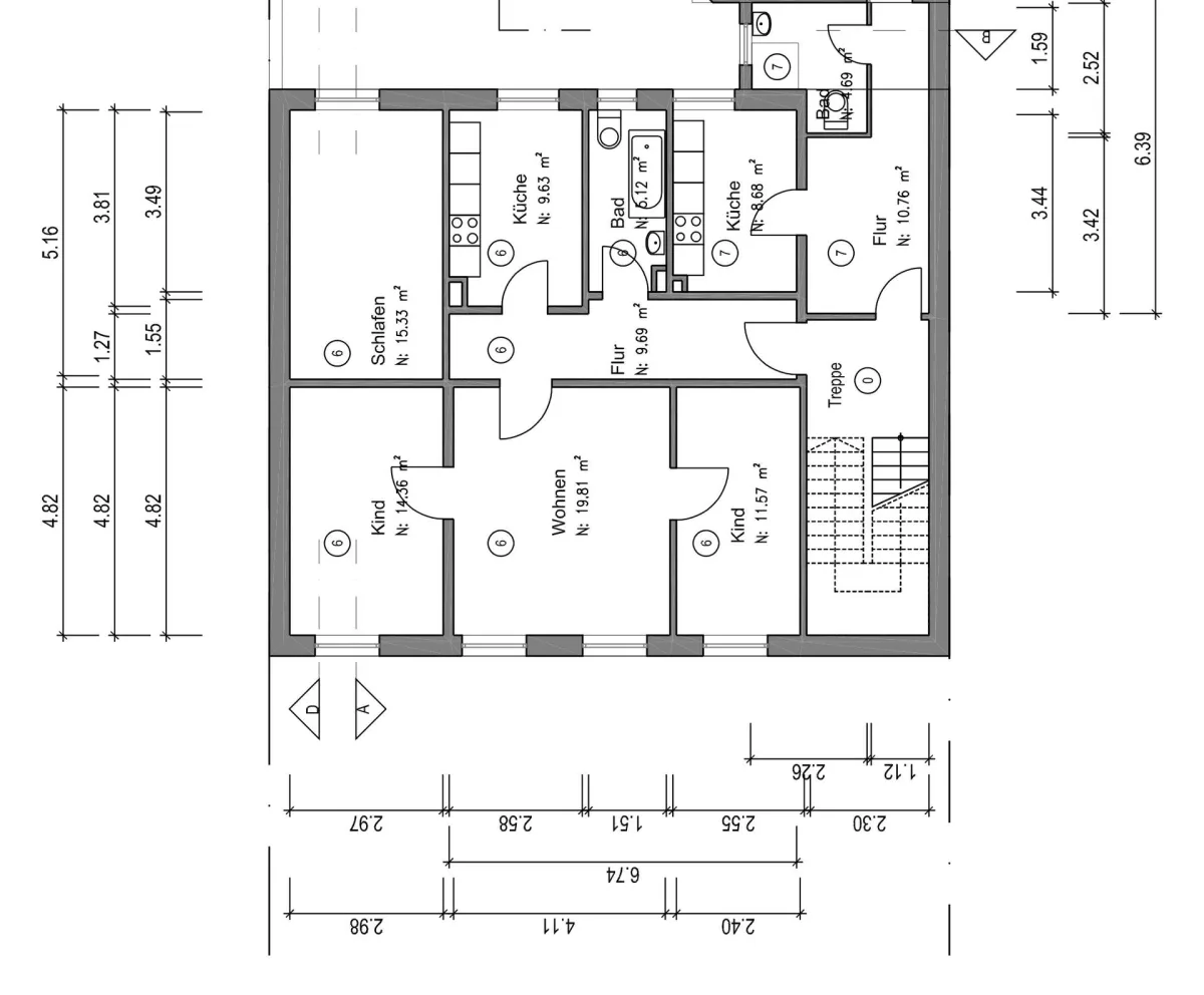 Grundriss WE06