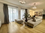 Wohnzimmer - Einzigartiges Loft mit perfekter Raumaufteilung, zwei Terrassen und Parkplatz