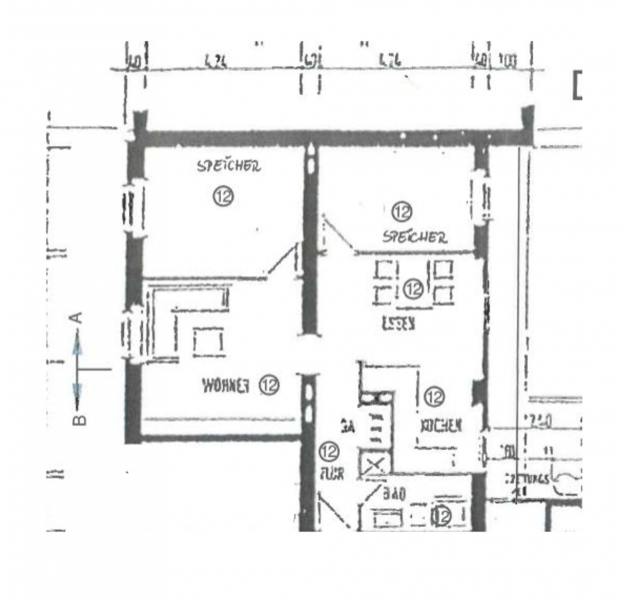 Grundriss 3.OG - WE12