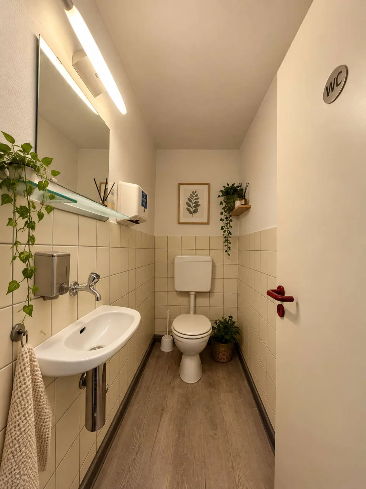 Gäste WC gestaged
