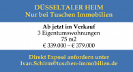 Projekt DÜSSELTALER HEIM - -I| RUHEBALKON || Attraktive Zoo-Wohnung mit 3-Zi || DÜSSELTALER HEIM |I-