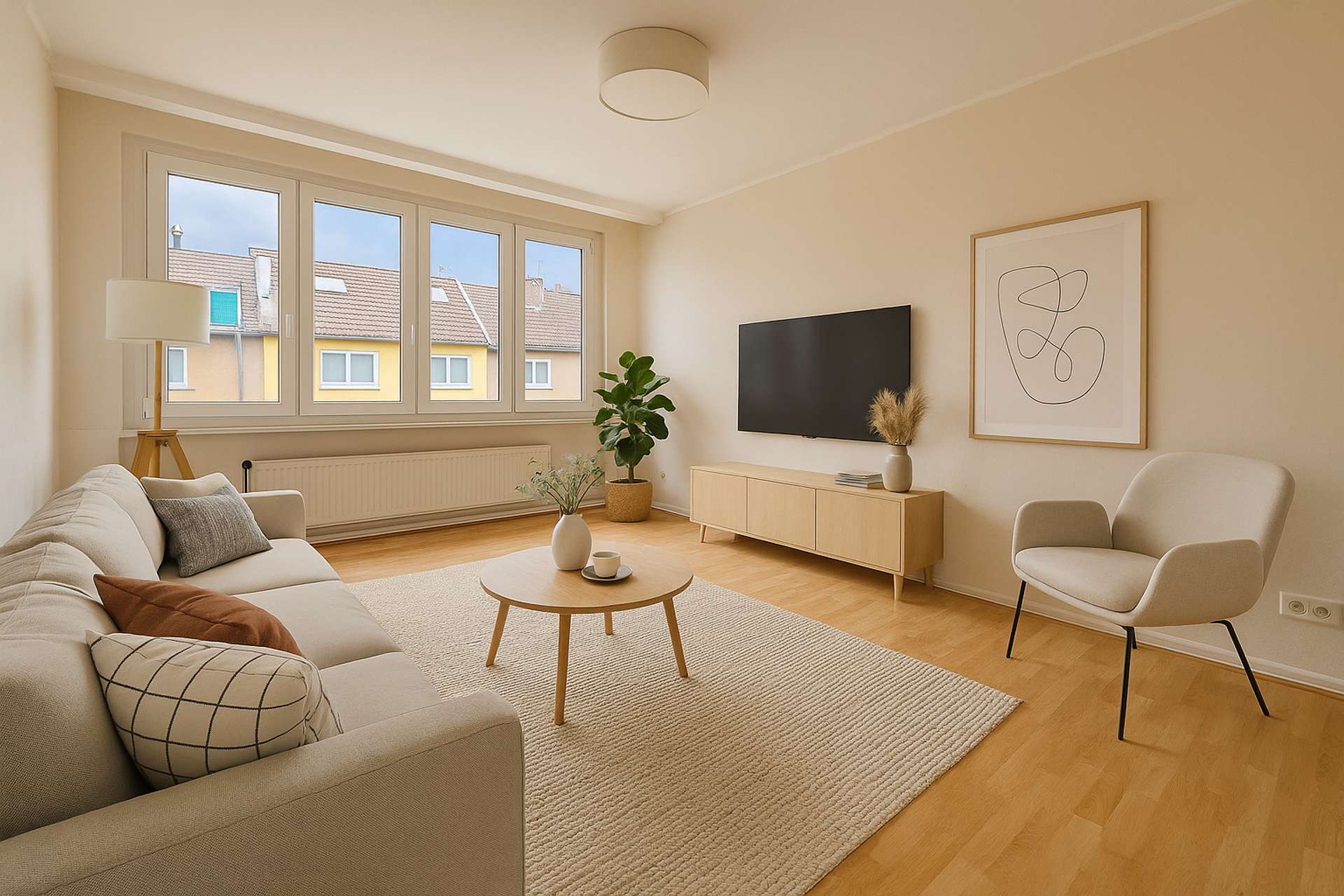 MUSTER Wohnzimmer möbliert