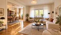 Wohnesszimmer gestaged