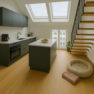 Elegante Maisonette mit Balkon – Zentral in Derendorf kernsaniert, 40476 Düsseldorf, Maisonettewohnung