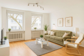Wohnzimmer - -I| CITY-SCHNAPPER || Perfekt geschnittene WG-Wohnung || CITY-APPARTEMENTS T |I-